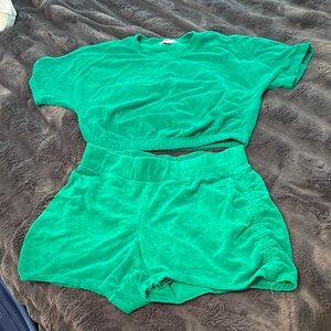 Juicy Couture Green Swim Coverup Set